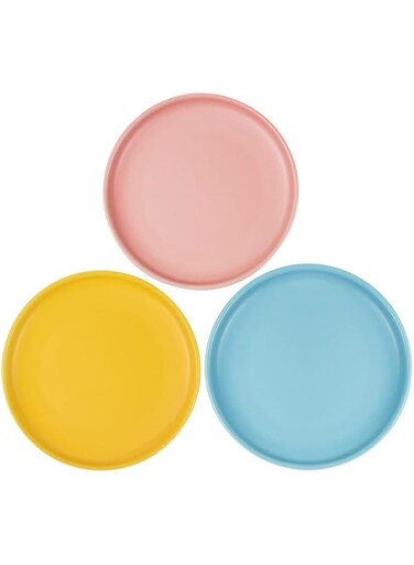 Petdoer Ceramic Shallow Cat Dish, Whisker Fatigue Free Cat Food Bowls, Wide and Small Non Slip Pet Plate for Kitten and Kitty, Short Legged Munchkin Cat