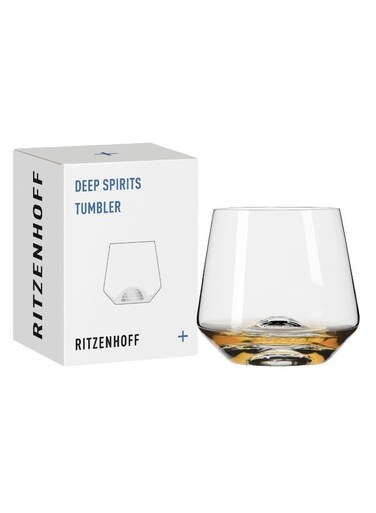 Whiskey Tumbler 1 Piece (405 ml), Premium Crystal Glass, Drinking Glass for Whiskey, Water &amp; Juice, Dishwasher Safe, Exclusive Gift Box, Made in Germany