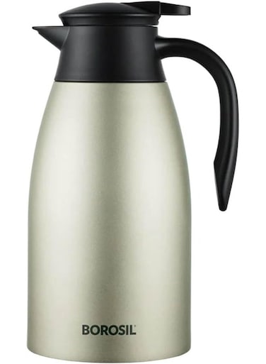 Stainless Steel Oyster Vacuum Insulated Teapot, 2 L Oyster