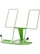 TERRIFI Metal Book Stand, Adjustable Reading Rest Book Holder, Portable Cookbook Documents Holder, Sturdy Typing Stand for Recipes Textbooks Tablet Music Books with Page Clips