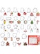 Magic Park Christmas Cookie Cutters Xmas Biscuit Cutter Mold DIY Stainless Steel Cookie Cutter Holiday Cookie Cutters Gingerbread Christmas Tree Reindeer Christmas House Christmas Shapes (24)