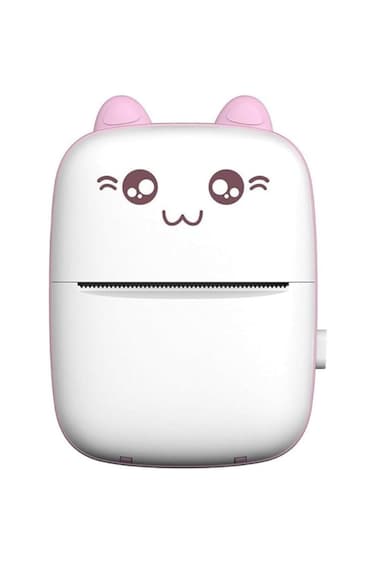 Mini Pocket Thermal Printer &ndash; Portable BT Printer w/ Paper &amp; USB, for Notes, Photos, Docs