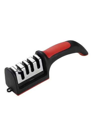 Professional Grade 4 Knives Sharpener-Tungsten Steel, Diamond, Ceramic Sharpening Stone Tools, Suitable for Kitchen