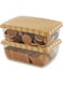Snips Rectangular Light Brown Biscuit Saver - 2.7 Liter Storage Container