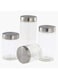 Home Box Conta-4Pcs. Glass Canister Set-Clear