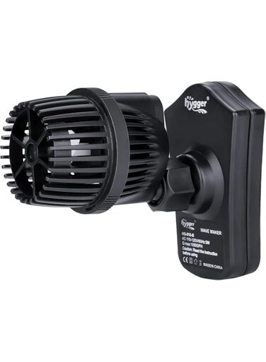 hygger Aquarium Wave Maker Pump with Strong Magnetic Suction Bracket, Ultra-quiet 360 Degree Rotating Submersible PowerHead, for 75-220 L Freshwater Saltwater Tank