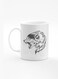 Designer Printed Coffee Mug with Heavy Duty Handle 11oz Ceramic Personalised Gift Mugs Cup [Microwave Safe &amp; Dishwasher Proof] - Bear Growl