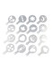 Coffee Drawing Mould White 13.2x8.5cm