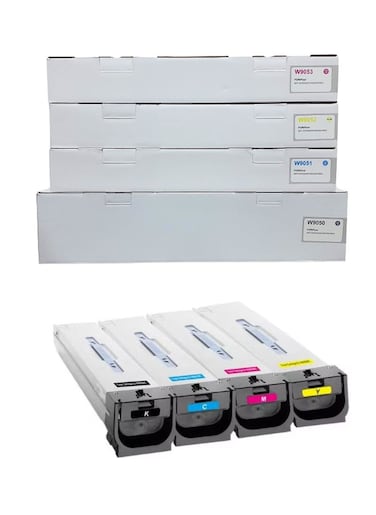 W9050MC W9051MC W9052MC W9053MC Toner Cartridge (4-Pack-CYBM) Compatible for HP Color Managed MFP E87640Z E87650Z E87660 Printer