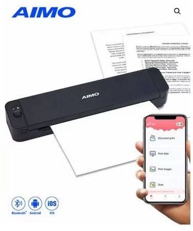 Aimo Portable Printer P832 Black