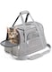 Fayruz Pet Carrier Airline Approved Pet Carrier Dog Carriers for Small Dogs, Cat Carriers for Medium Cats Small Cats, Small Pet Carrier Small Dog Carrier (Grey)