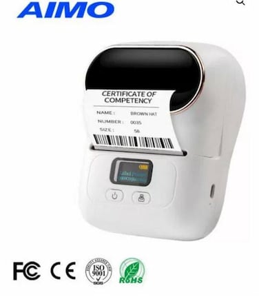 Portable Mini Label Printer White, M10