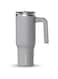 Hydrapeak Voyager 32 oz Tumbler with Handle and Straw Lid   Reusable Stainless Steel Water Bottle Travel Mug Cupholder Friendly   Insulated Cup (Grey)
