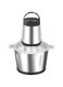ECVV Food Chopper Meat Mincer 3L 1200W Electric Meat Grinder Blender Mincer Mixer Meat Chopper Stainless Steel Electric Chopper Automatic Food Processor Machine