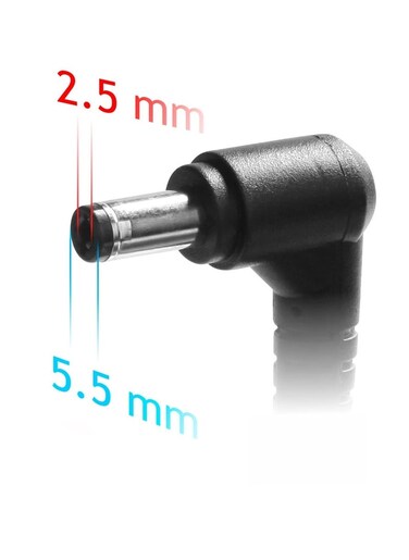 Laptop, notebook charger 19V - 2.1A - 5.5x2.5mm - up to 40W - Asus, Acer, MSI, Toshiba, Lenovo, Fujitsu, Packard Bell