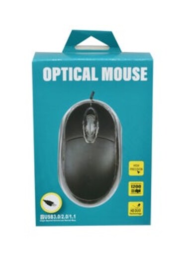 USB Wired Optical Mouse  Office Mouse Ergonomic Symmetrical Mice Plug and Play for Desktop Computer Laptop