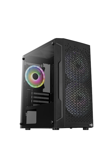 Aerocool Trinity Mini G-BK-v3 Tower Case - Black