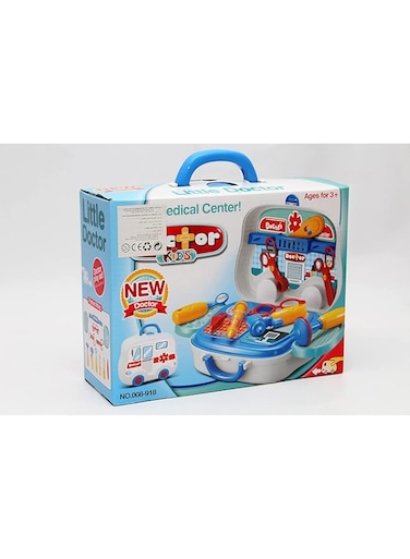 3 in 1 Doctor Deluxe Medical Centre Playset kids Pretend Playset for Boys and Girls