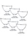Ocean Delight Sundae Cup, Set Of 6, Clear, 5.5 Oz, P02615, Dessert Bowl, Serving Bowl, Side Bowl