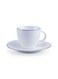 Home Athena Porcelain Tea Cup Saucer 220Ml -White