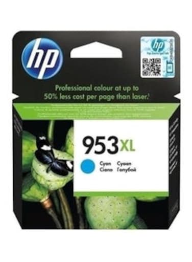 953XL High Yield Original Ink Cartridge - F6U16AE Cyan