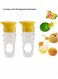 Citrus Juicer Sprayer 2-Pack   Direct Injection Lemon and Lime Fruit Extractor   Seed Filter Portable Kitchen Gadget