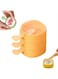 Multi Layer Ice Cream Molds, Stackable 3 Pieces Popsicle Mould with Sticks Silicone, Reusable DIY Ice Pop Mold Silicone Frozen Ice Popsicle Maker for Kids Adult Teen (Yellow)