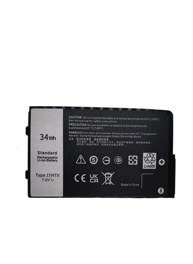 REPLACEMENT 7.6V 34Wh/4342mAh 7XNTR Laptop Battery Compatible for Dell Latitude 7202 7212 7220 Rugged Extreme Tablet Series 02JT7D 2JT7D FH8RW VW5Y4 J82G5 451-BBOR 451-BCCO