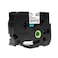 Aimo Brother Compatible TZe-241 P-Touch Tape - 18mm - Black on White