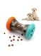 Aelflane Treat Dispensing Puzzle Toys for Small Dogs,Interactive Chase Toys,Perfect Alternative to Slow Feeder Dog Bowls to Improves Pets Digestion,Barbell-Shaped Dog Toys