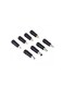 5.5x2.1mm Female to Multiple Male Interfaces 8 in 1 Power Adapters Set for HP / Sony / Acer / ASUS /