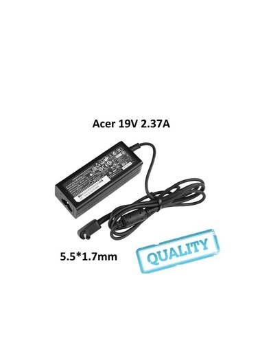 45W Laptop Adapter Charger for Acer Aspire E15 E5-573G-566S 19V 2.37A Connector Size: 5.5x1.7mm