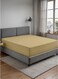 Linen Klub Queen Fitted Sheet - 1 Piece, 100% Cotton, 250 Thread Count for Ultimate Softness and Comfort, Cool and Breathable Fabric, Size: 180 x 200 cm, Deep Pocket with Elastic Edges, Bronze