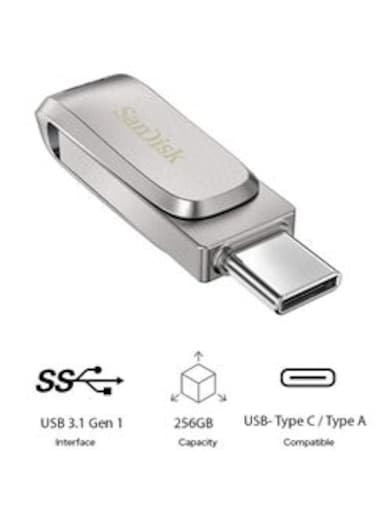 Ultra Dual Drive Luxe USB type-c 256GB , USB 400 MB/S 256 GB