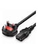 Desktop Power Cable 250V 13A Monitor Power Cord 3 Pin UK Main Leads Universal AC Power Cord Replacement for PC Computer Printer LED LCD Smart TVs - 1.5m