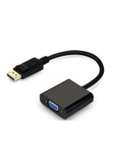 Display Port To VGA Converter Adapter Black