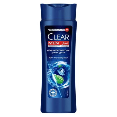 Clear Shampoo For Men Anti Dandruff Shampoo Cool Sport Menthol 200ml