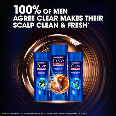 Clear Shampoo For Men Anti Dandruff Shampoo Hairfall Defense 400ml