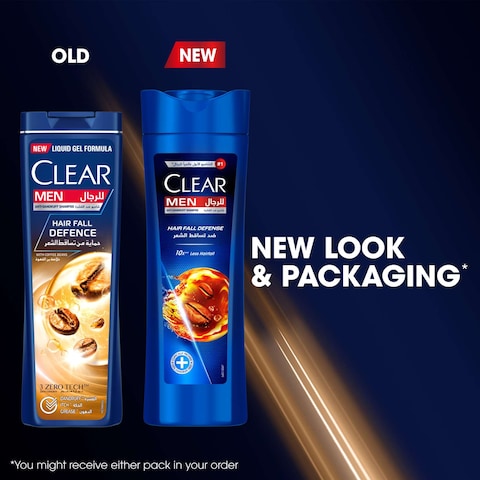 Clear Shampoo For Men Anti Dandruff Shampoo Hairfall Defense 400ml