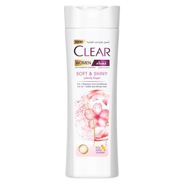 Clear 2 in 1 Shampoo &amp; Conditioner For Women Soft &amp; Shiny 400ml