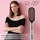 Enzo Professional Glam Hair EN-4100 Professional Heated Straightening Brush - Fast Heat-Up &amp; Easy-Grip Design - Intl Version