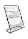 2 Tier Stackable Wire Baskets Storage Pantry,Fruit Basket for Kitchen Cabinet Metal Baskets for Organizing,Hanging Basket Stand Vegetable Snack Chips Onion Potato Cans Organization