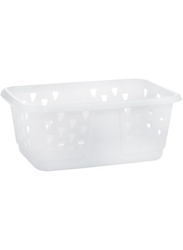 Kis Classic Laundry Basket, 50 Litre Capacity, White