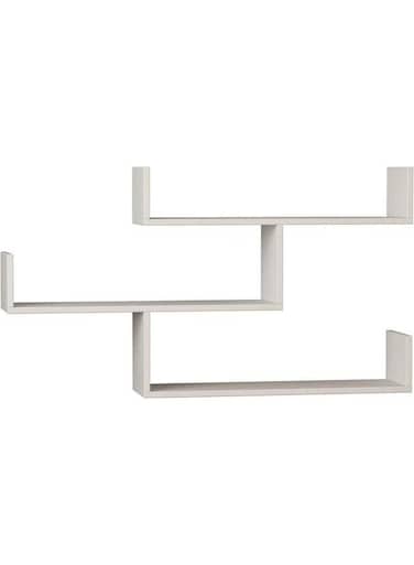 HOME 3-Piece Wall Mounted Floating Shelves White