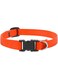 Lupine Pet Basic Adjustable Collar 1/2 8"-12" Orange, 21-30cm