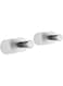 BRIMIX Heavy Duty Self Adhesive Wall Hooks Stainless Steel Hooks for Hanging Towel Hat Robe Cloth Organizer for Bathroom Kitchen Living Room Bedroom Hook no Drill Matte (Set of 2)