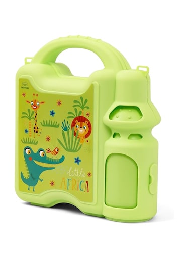 Eazy Kids Lunch Box wt Bottle - Green