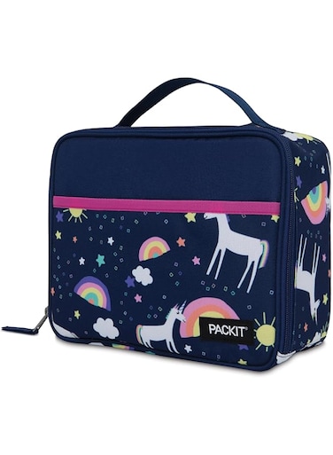 PackIt Freezable Lunch Box, Unicorn Sky Navy