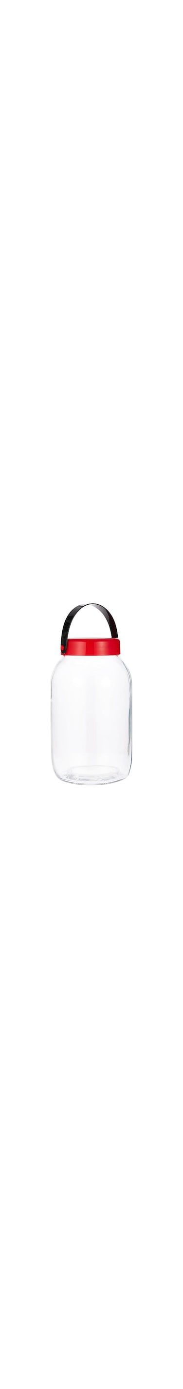 Renga Glass Jar with Ergonomic Handle (3L) Transparent