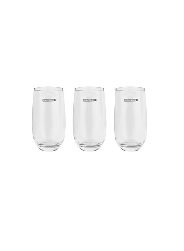 500ML Crystal Clear Glass Tumbler Set-RF12589/ Dishwasher Safe, Lead-Free, Crystal Clear Construction/ Multi-Purpose, Perfect For Hot and Cold Beverages like Tea, Coffee, Water, Juices